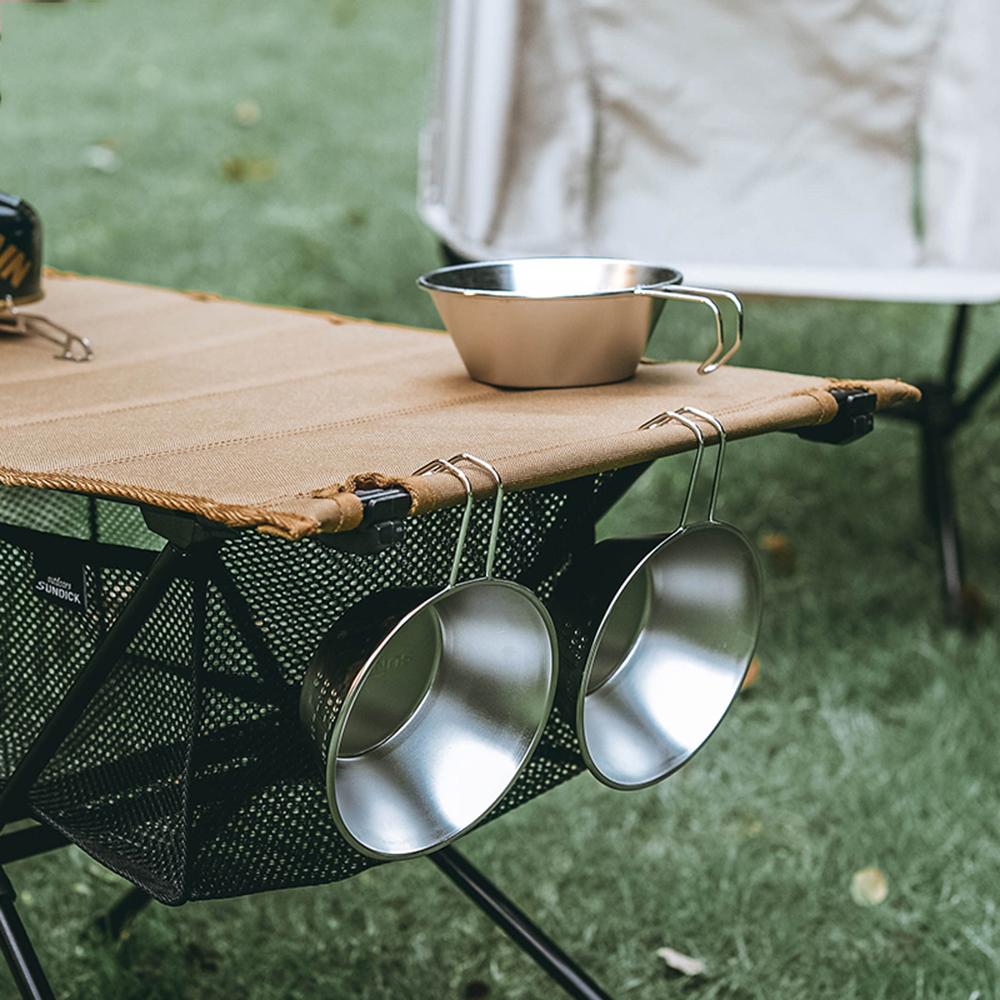 

4PCS 310ml Sierra Cups with Storage Bag Portable Outdoor Picnic Tableware Barbecue Hiking Camping Cup Bowls коричневый