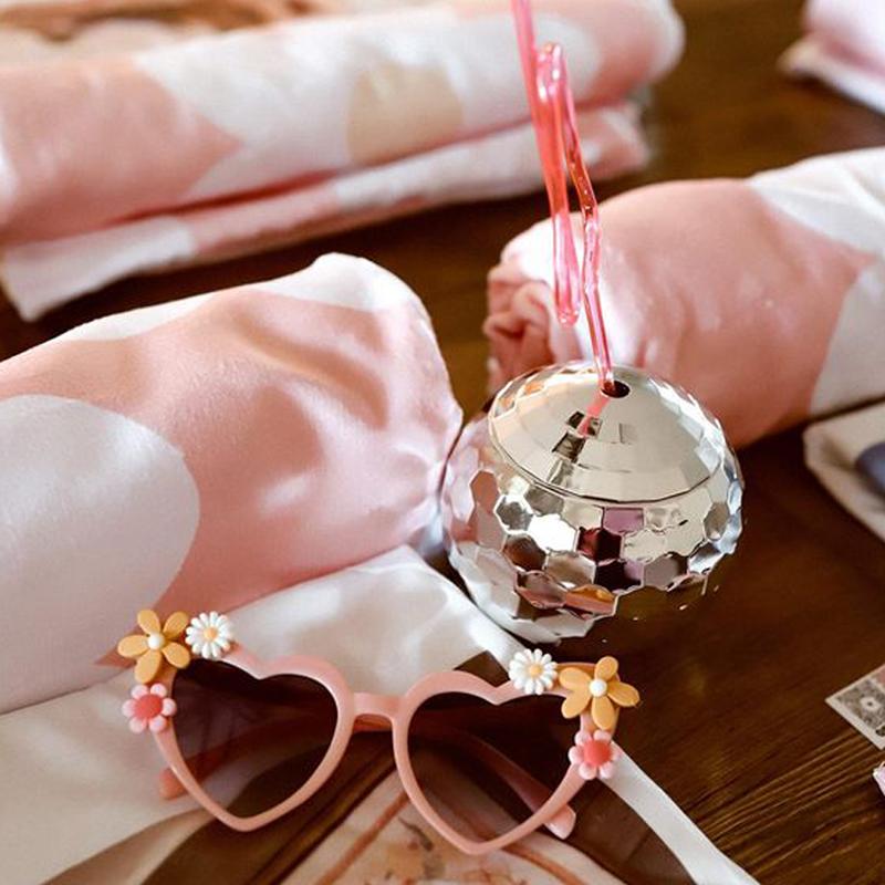 Disco Ball Cup with Straw Wedding Bridal Shower Bachelorette Hen Party Supplies Cocktail Drink Cups Summer Birthday Party Decors
