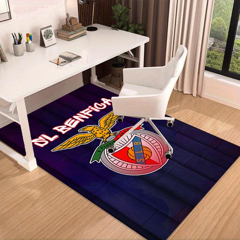 Ben-fica Football Club Printed Area Rug for Office, Chair Rug, Decorative Carpet Floor Mat, Large Size Fan gifts Christmas gifts