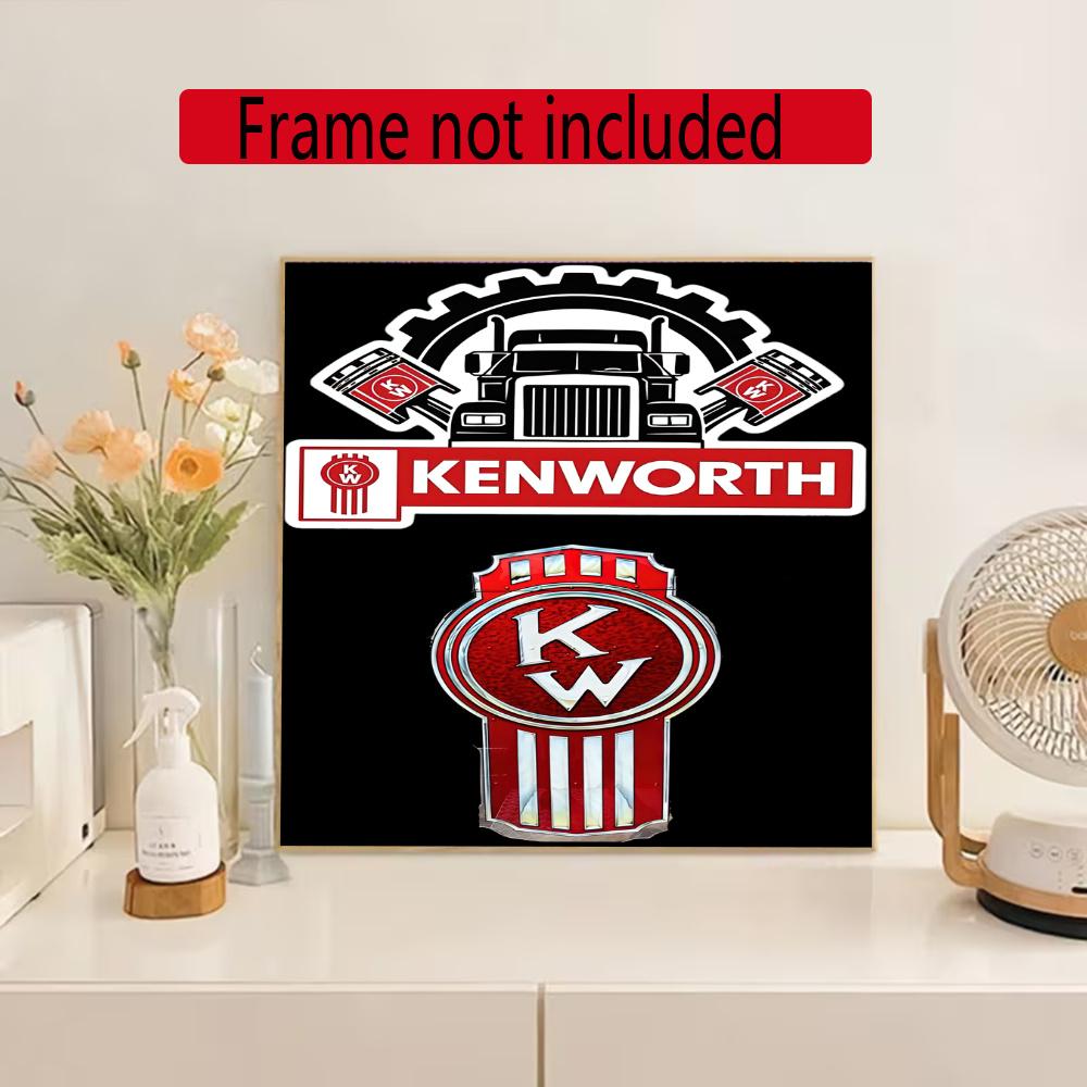Kenworth 5D Round Diamond Painting Kit Diamond Embroidery Painting Rhinestones Mosaic Frameless Handwork Decoration Arts