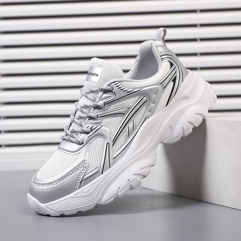 Women's Sports Shoes Breathable Women's Sports Shoes, Thick-Sole Height-Increasing Women's Sports Shoes