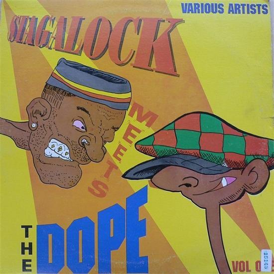 

LP Record VARIOUS Stagalock Meets The Dope LP007 In Vibration Jamaica Reggae Ska Dub Used