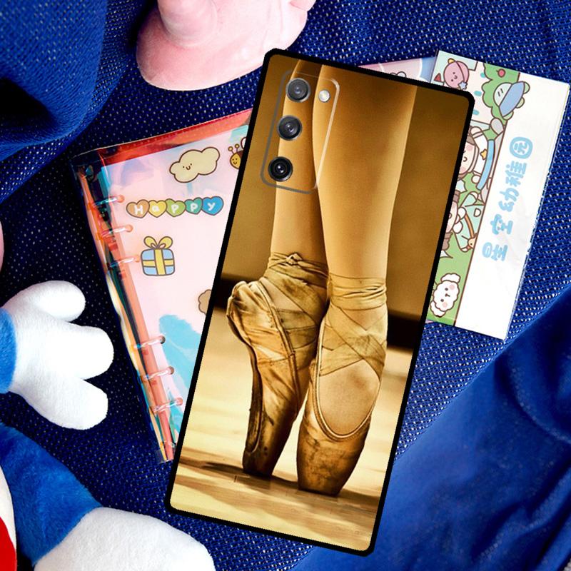 Ballet Ballerina Shoes Pointes Case For Samsung Galaxy S26 Ultra S25 S24 S22 S21 S23 Ultra Plus S10 S20 S25 FE Cover Funda