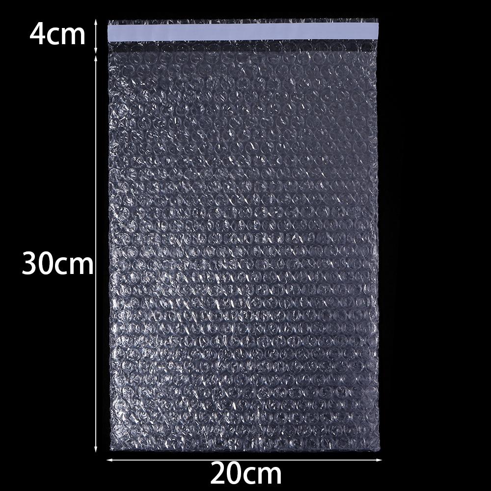 10-50pcs Self-sealing Bubble Foam Mailers Bag Transparent Shockproof Double Film Cushioning Bag Envelope Packaging Shipping Bag