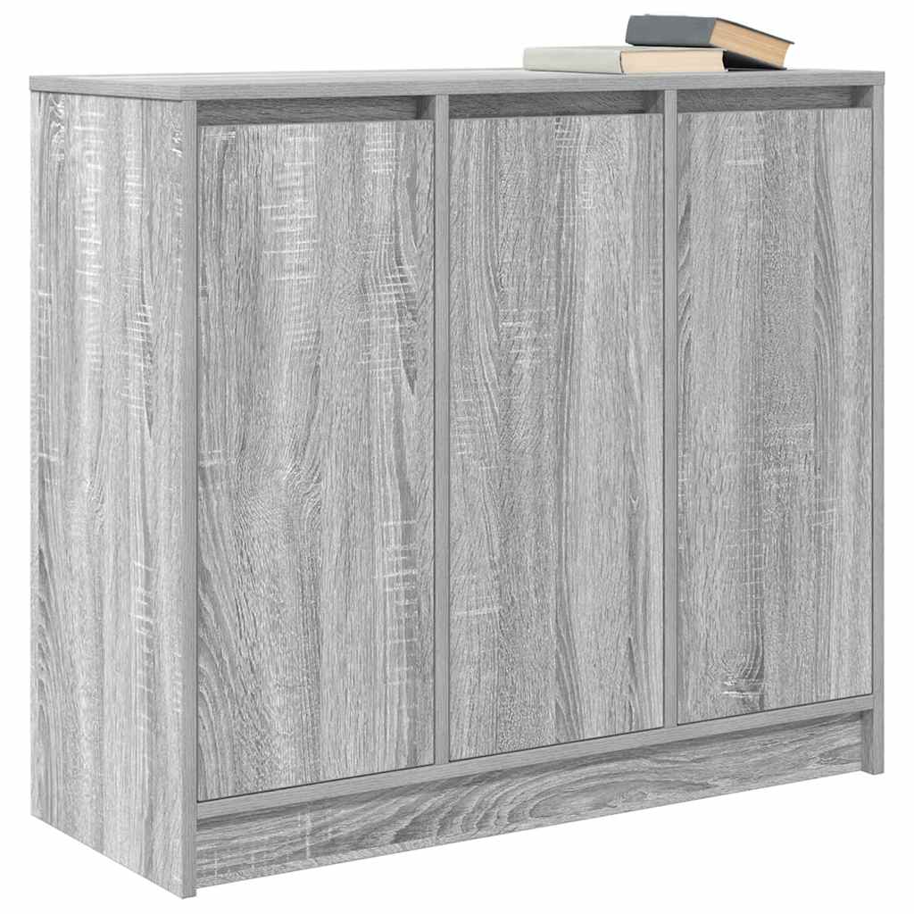 Sideboard Gray Sonoma 85 x 34 x 76 cm Particleboard