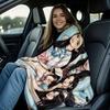 Fashion Girls Digital Print Blanket Flannel Blanket Throw Blanket Warm Gift Blanket Teen Sofa Bedroom Travel Nap Decor