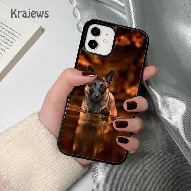 Belgian Malinois Puppy Dog soft Phone Case Cover For iPhone 17 Air 16 15 14 plus 12 13 pro max coque Fundas