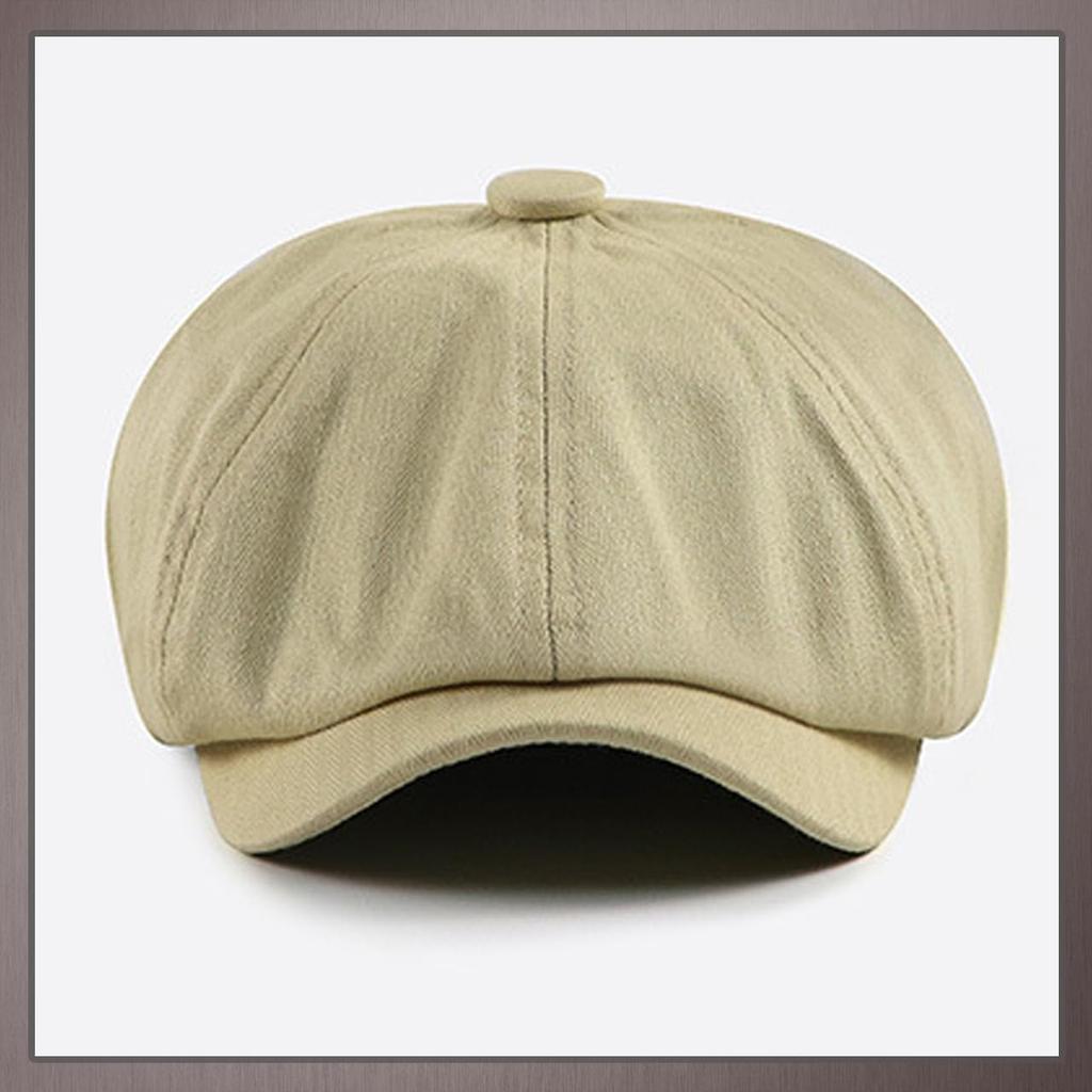 One Limitation Newsboy Fits Round and Square Stylish Travel Hat for Men and CP529 Cap, Faces, Women, (Beige)
