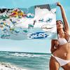 Cartoon Cute S-Smurfs Anime Beach Swimming Towel Soft Absorbent Washcloth Children's Gifts for Kids Travel Camping Gym