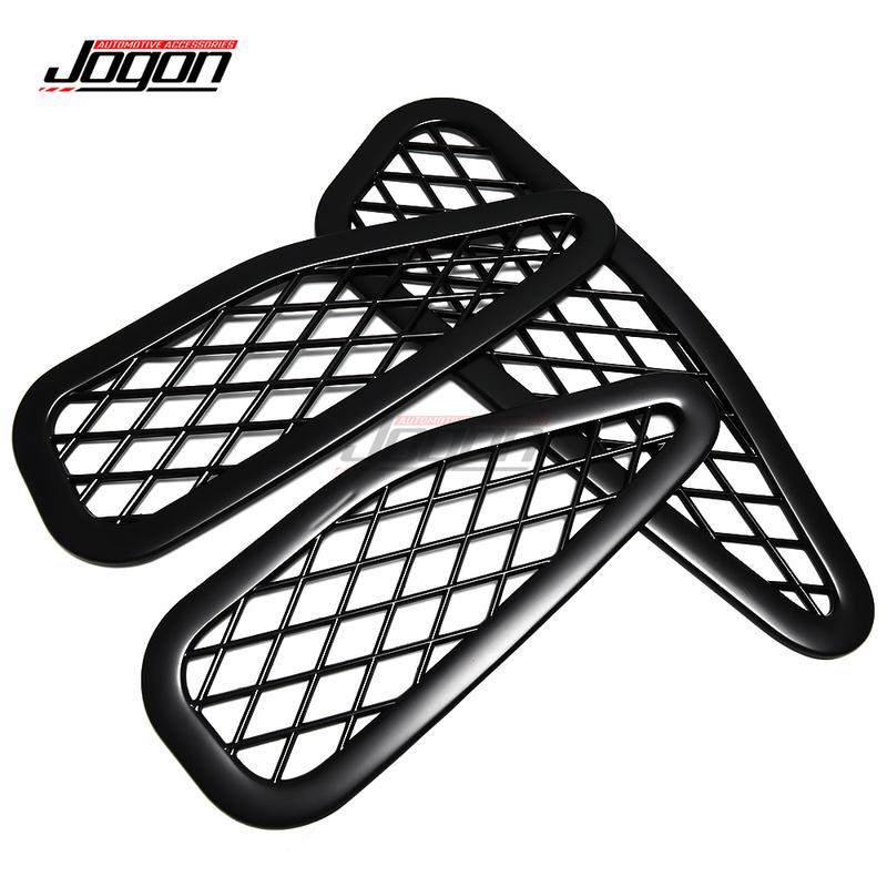 ABS Car Exterior Front Hood Air Vent Frame Stickers & Rear Spare Tire Side Panel Cover Trim For Toyota FJ Cruiser XJ10 2006-