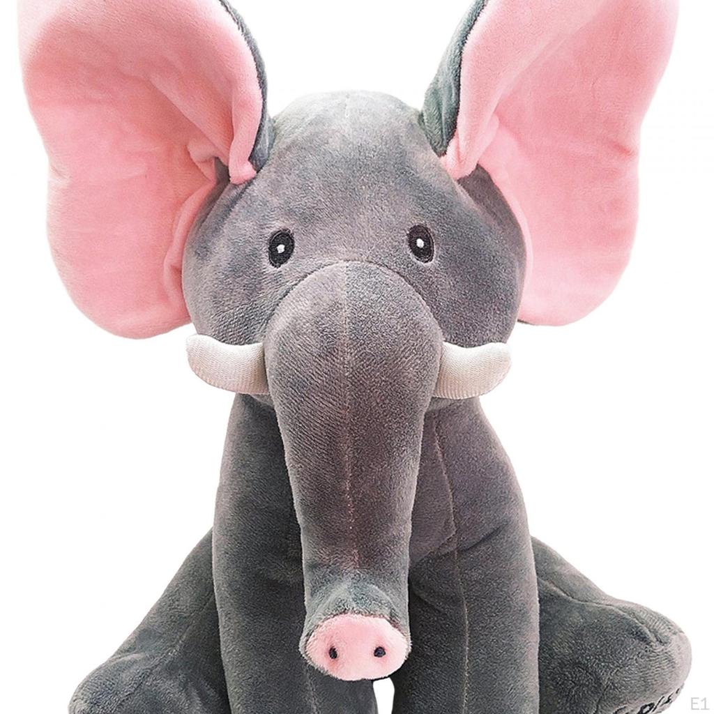 Baby Musical Toy Animated Elephant Singing Adorable Realistic Animal for Language