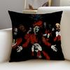 Brutal SSlipknotS Cushion Cover Breathable and skinfriendly linen pillowcase square removable and washable cushion