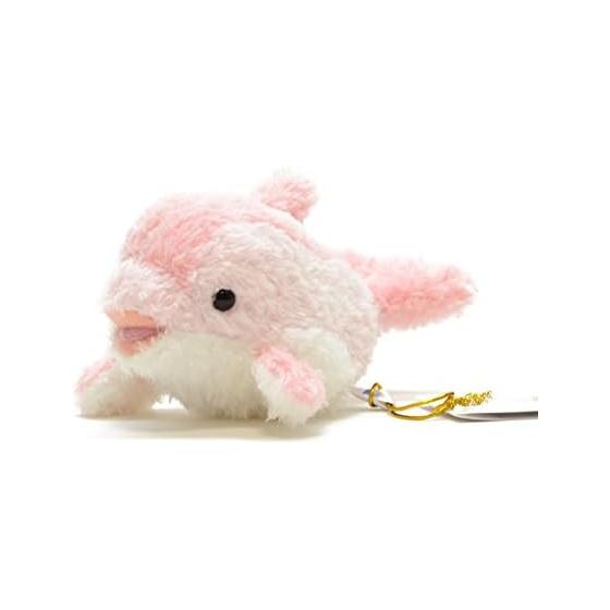 AQUA Plush Marine Aqua Friends Mini Dolphin Irutan Pink 00058142
