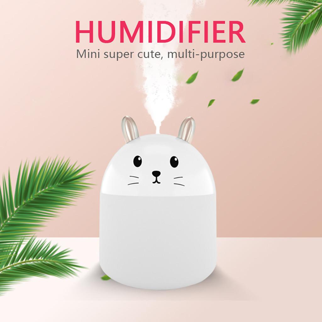 Buy Portable Mini Humidifier 250ml Cool Mist Humidifier with Night
