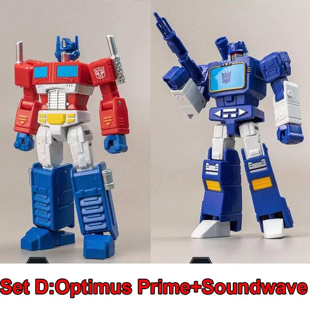 Figuras de Acción YOLOPARK G1 Licenciadas por Hasbro Serie Mini AMK Juguete Transformers Optimus Prime Megatron Bumblebee Soundwave