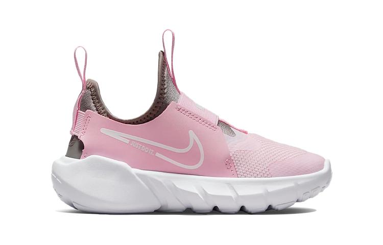 Nike Flex Runner 2 Slip Resistant Cushioning Abrasion Resistant Breathable Low top Kids' Running Shoes Pink Kids' DJ6040-600