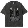 Gojo Satoru Mens Anime Jujutsu Kaisen Summer Harajuku TShirt  Cotton Fitness Vintage Street Women Casual Short Sleeve