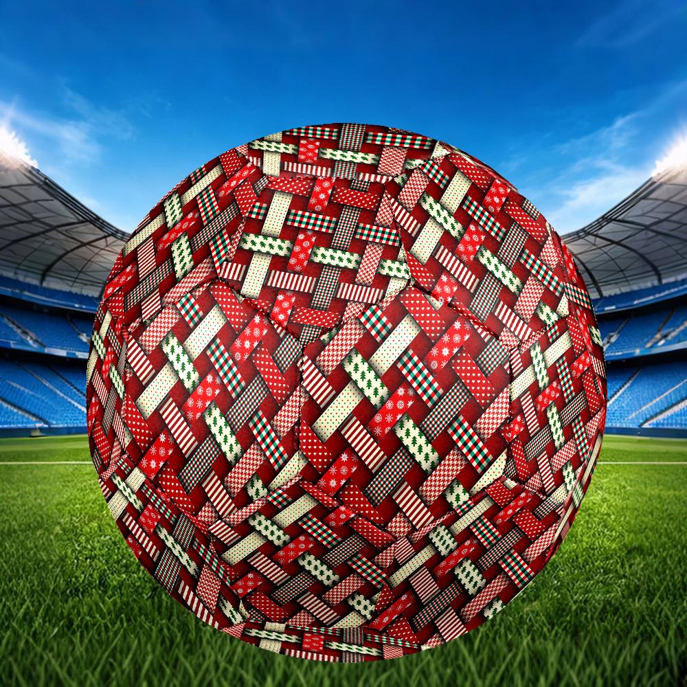 1pc Christmas Size 5 Soccer Ball Professional Match Training Football Indoor &Outdoor Sports Ball Lightweight Durable m658