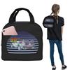 DeLorean Back To The Future Insulated Lunch Bag for Women Kids Portable Food Boxes Thermal Lunch Box Tote