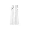 Women Wedding Opera Evening Party Prom Costume Gloves Long Satin