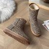 Large Size Snow Boots for Women's Autumn and Winter New Wind Velvet Thickened Thermal Cotton Boots Cotton Shoes for Women