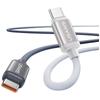 Kabel USAMS Bicolor Series SJ756 PD 60W USB-C/USB-C 1.2m Czarno Biały
