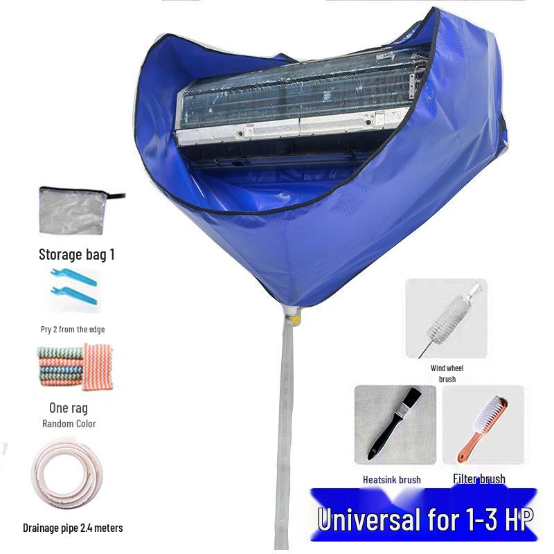 Universal Waterproof Air Conditioner Cleaning Bag (1-3 HP) - Dustproof Wall-Mounted Cover 2026
