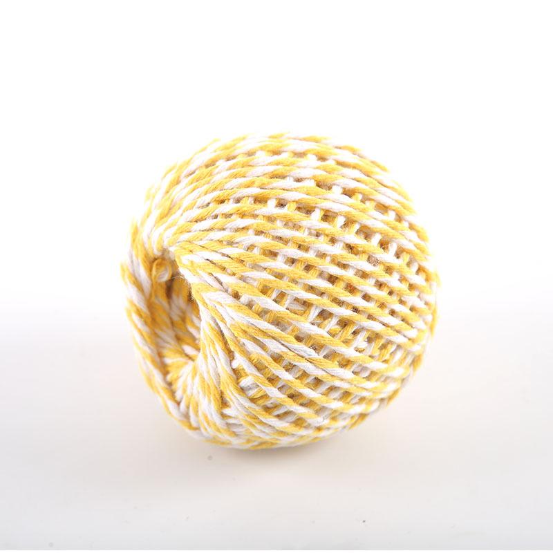 1.5mm Two-Color Cotton Rope for Dragon Boat Festival Rice Dumplings, 8-Strand Thread, Rice Dumpling Leaf Gift, 30g/50g.