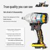 Nanwei Brushless Electric High Torque Impact Wrench Set with Lithium Battery and Charger for Construction and Car Repair