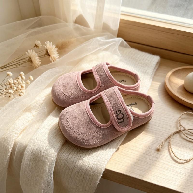 Youth Style Shoes Soft Sole Mary Jane Shoes Toddler Girls Anti-Slip First Walkers Kids Flat