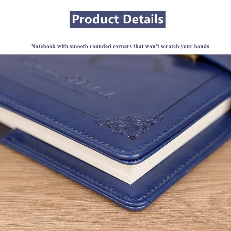 Vintage zápisník B6 heslo Pirátská příručka Retro zápisníky se zámkem na heslo Dárková krabička Deník Psací bloky Školní potřeby Dárek