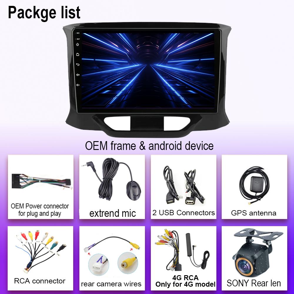 For LADA XRAY 2015 - 2019 LHD 2din Android 14 Car AutoRadio Multimedia Video Player GPS Navigation 4G WIFI Carplay Head Unit DVD