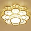 Modern Crystal Flower LED Ceiling Light - Decorative Lighting for Hallway, Corridor & Indoor Spaces