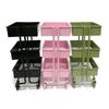 1:12 Dollhouse Mini Storage Cart Dolls Kitchen Bedroom Furniture Books Organizer