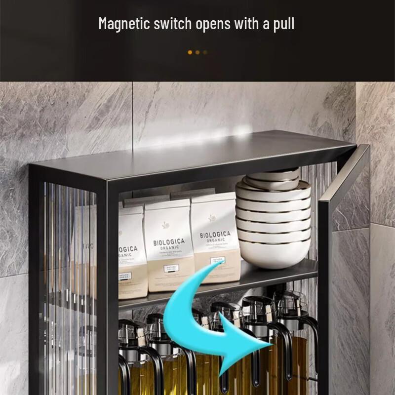 Modern Wall-Mounted Kitchen Spice & Storage Shelf