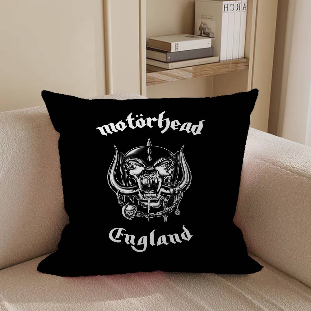 

Popular Band M-Motley-Crues Pillowcases Home Bedding Decorative Pillow Cover Wedding Super Soft Pillow Case 12x12Inch