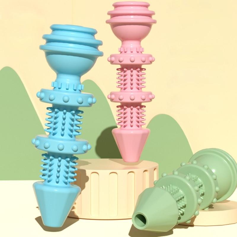 Dog Molar Supplies Dog Chew Toy Stick Soft Tooth Cleaning Massage Point Toothpaste Pet Toothbrush Molar Pet Toy