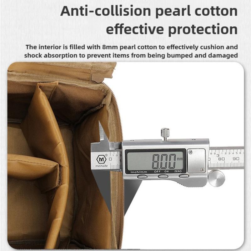Large Zipper Camping Bag Anti-Crash Stove Cookware Carrying Bag Multifunctional Durable Camping Accessories Storage Organizer