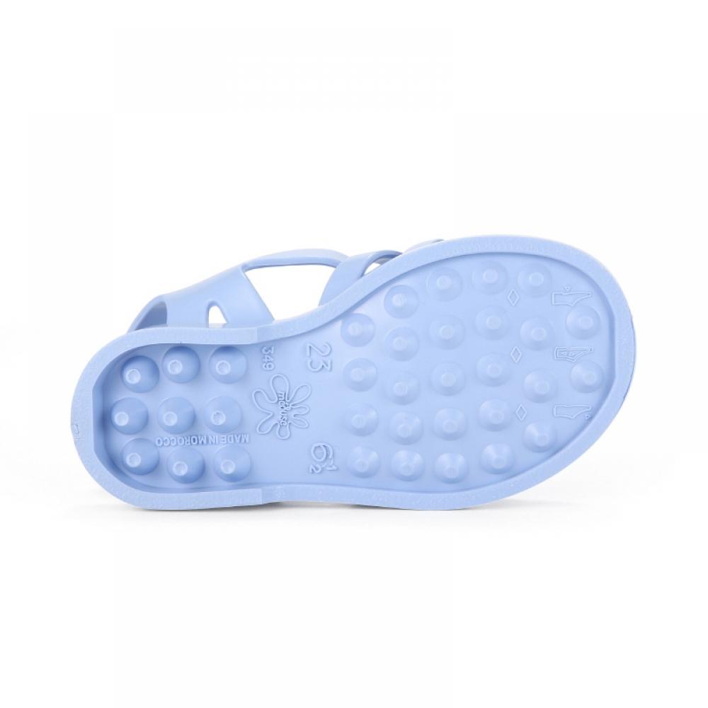 Meduse Sun 201 Bleu Pastel Blue Pastel Lavender Kids Kids Jelly Shoes Sandals