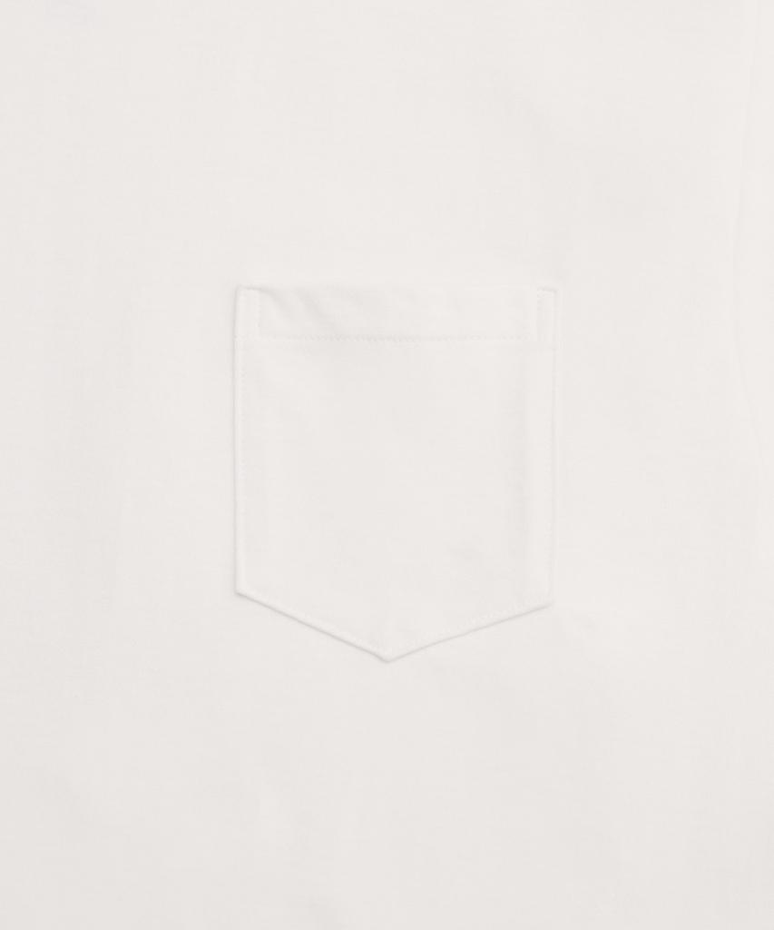 Oeoseullou Study Cotton Pocket Short Sleeve T-Shirt - White / 030017N69
