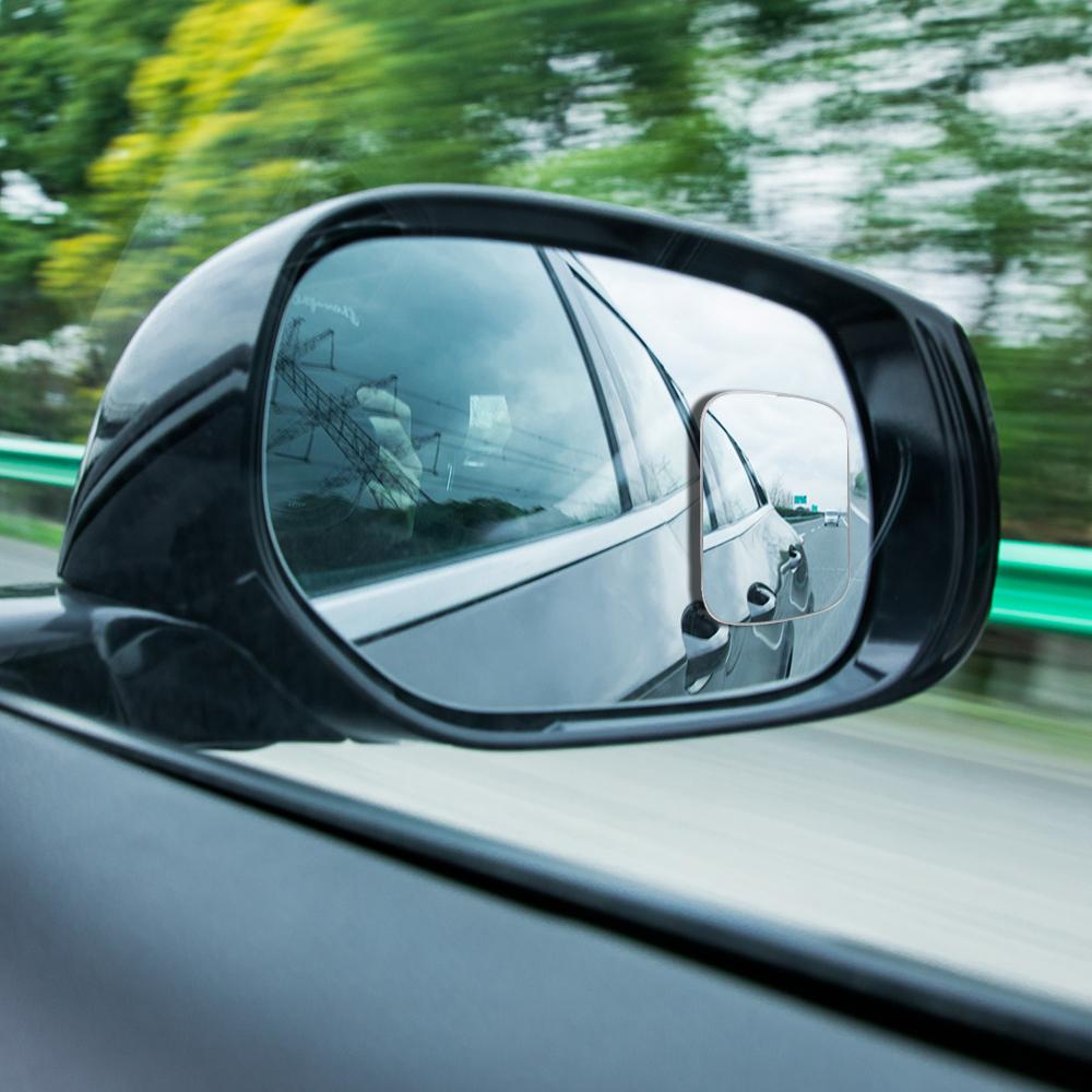 Frameless Car Blind Spot Mirror Wide Angle 360 Degree Adjustable Universal Auto Safety Driving Auxiliary Rearview