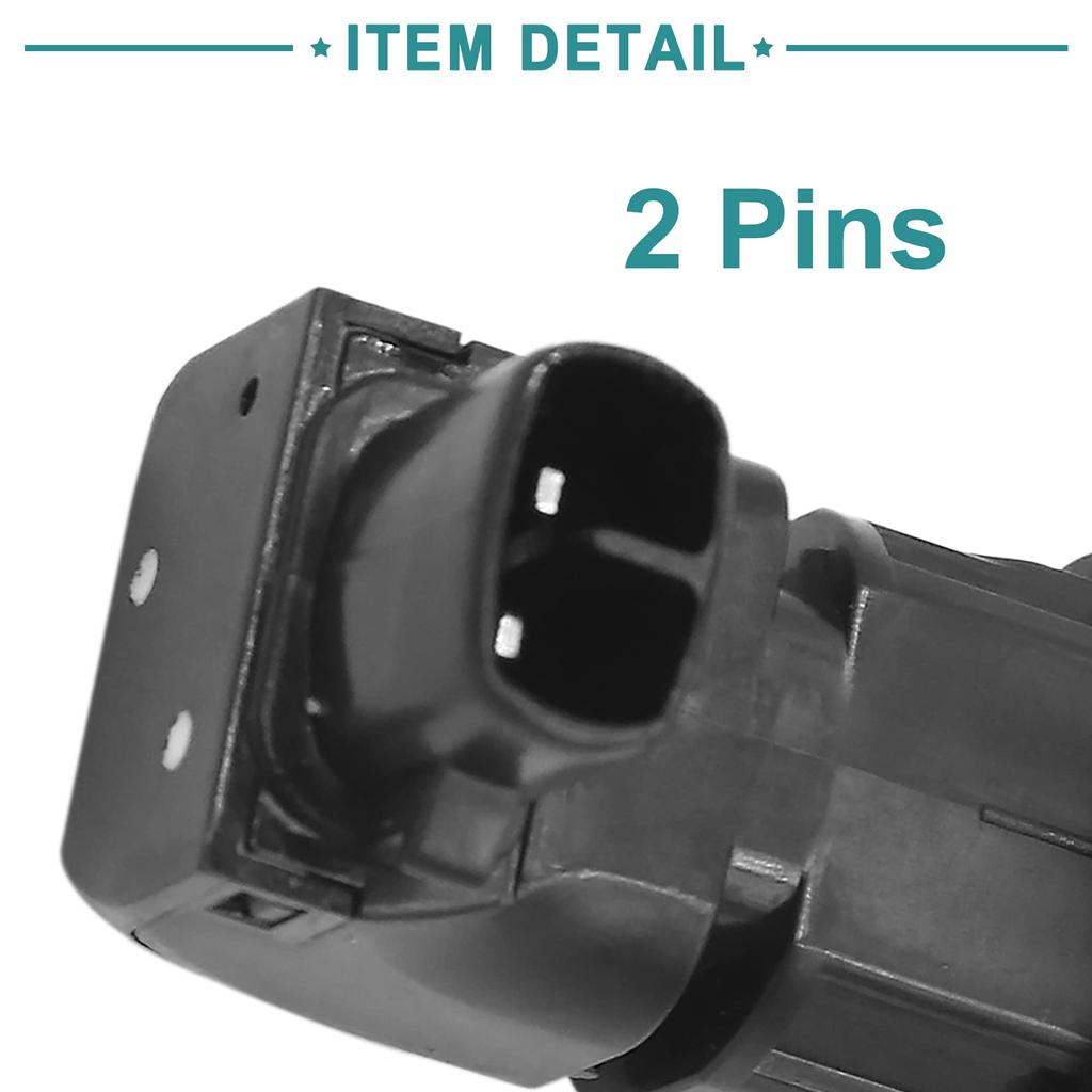 ACROPIX Auto PKW Stoßfänger Einparkhilfe Rückwärts Einparken Abstandssensor für Toyota Kompatibel mit Hiace, Schwarz, 1 Stück