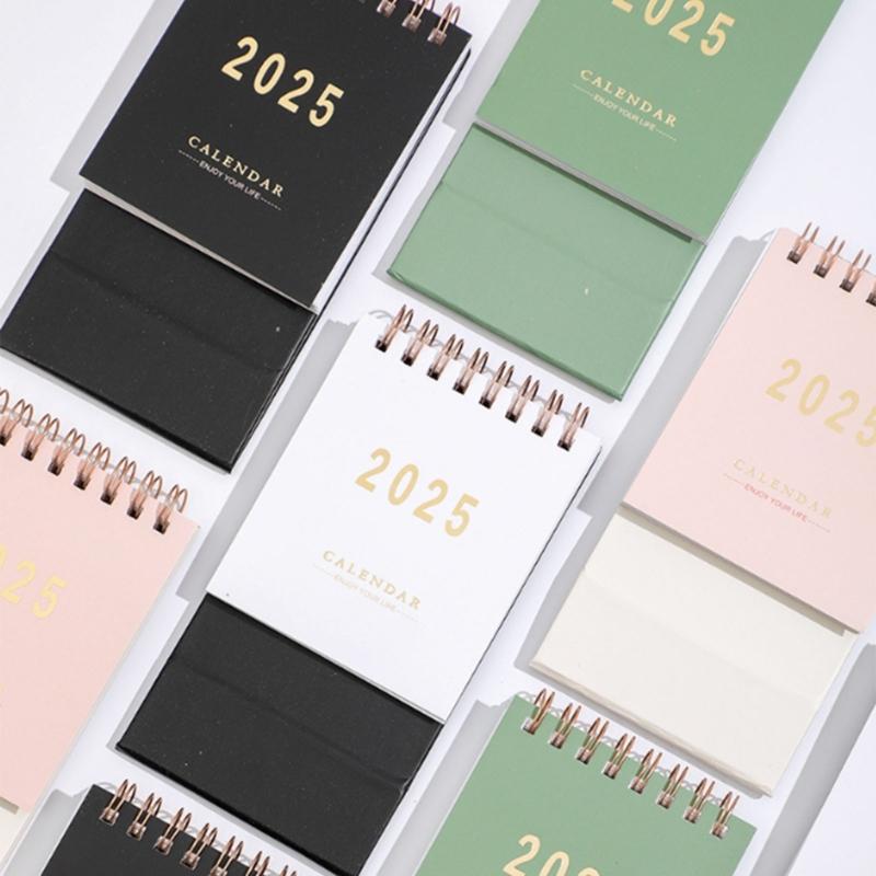 Desk Calendar 2024-2025 Office Desktop Calendar Planner from 07/2024 to 12/2025 Stand Up Desk Calendar 3x2.36x4.72inch