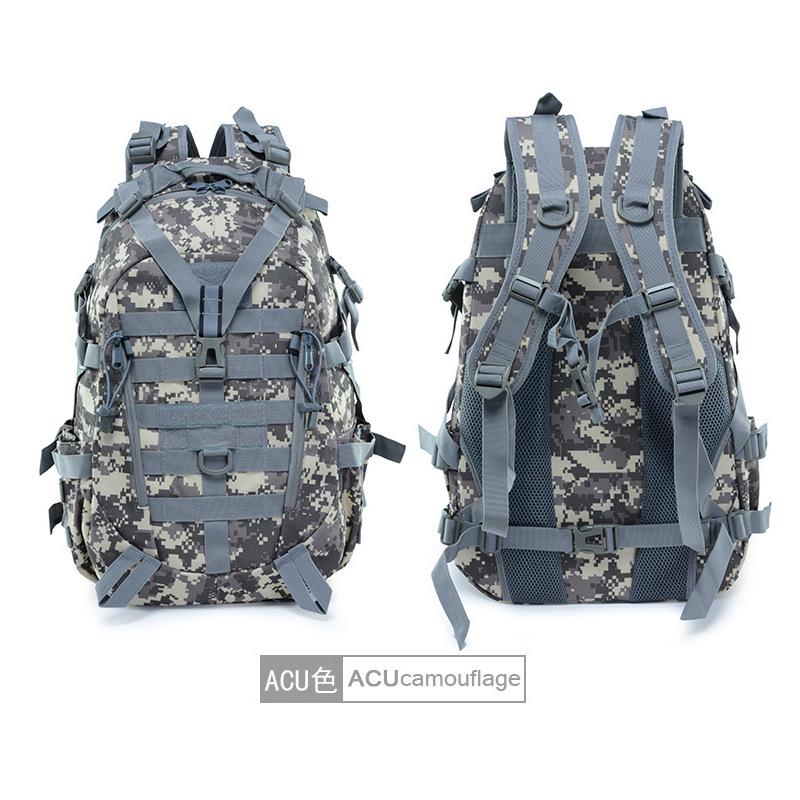 1Pc  Tactical Backpack for Men Camping Hiking Backpacks Reflective Outdoor Travel Bags Survival Climbing Rucksack Bag