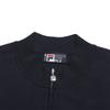 FILA Heritage Minimalist Classic Fashion Trendy Retro Casual Versatile Comfortable Woven Half-Zip Short Sleeve Knit Top Women tops F51W628401FNV