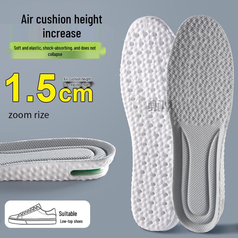 

Women s Soft Sole Height-Increasing Insoles, Invisible Style, Shock-Absorbing Air Cushion for Dad Shoes and Men s Sports Sneakers 43-44 [Adjustable]