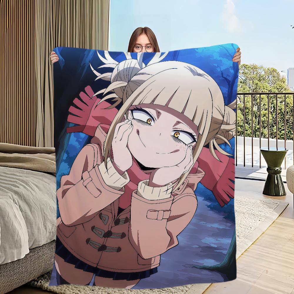 Flannel Toga Warm Comfort Soft Plush Blanket for Sofa h-Himiko Living Room Anime Office Fanart  Bedroom Travel Kawaii Girl Gift