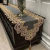 Tv Cabinet Lace Tablecloth  Embroidered Tassel Dining Table Flag Shoe Cabinet Long Striptransparent Yarn Dust Cover Cloth