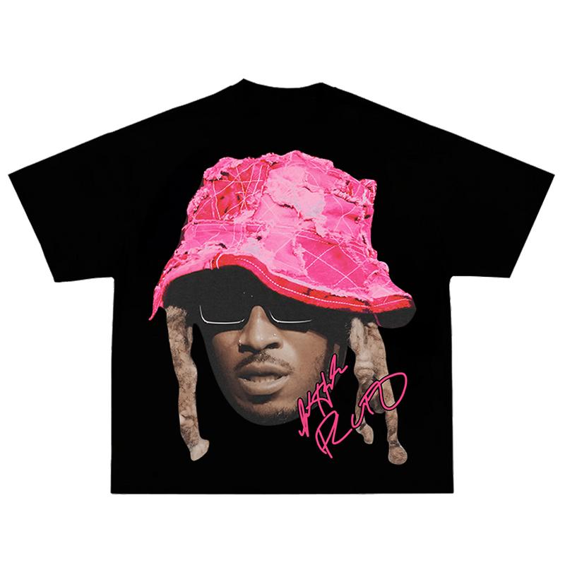 

Future Pink Big Face Graphic Rap Unisex T-Shirt XL