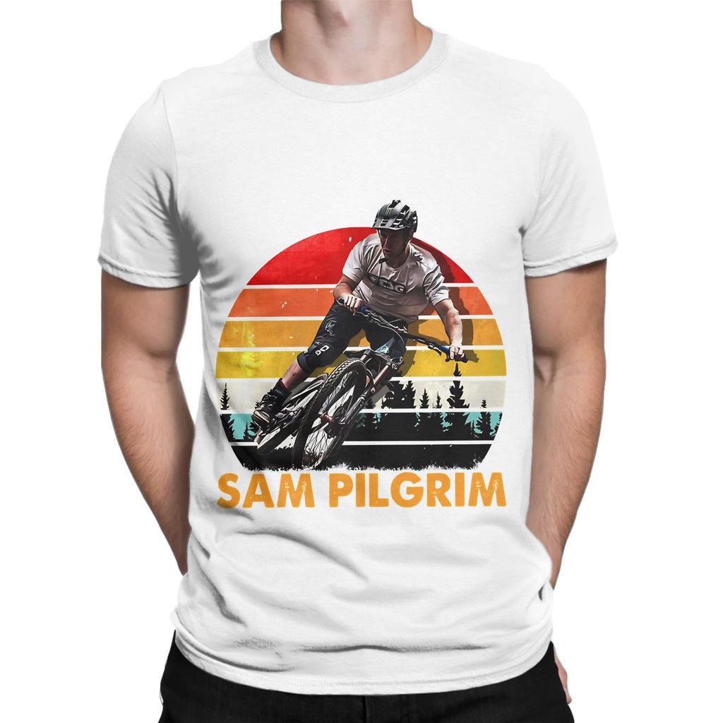 Sam Pilgrim Red Graphic 100 Cotton TShirt Sam Pilgrim Tees Tops For Unisex